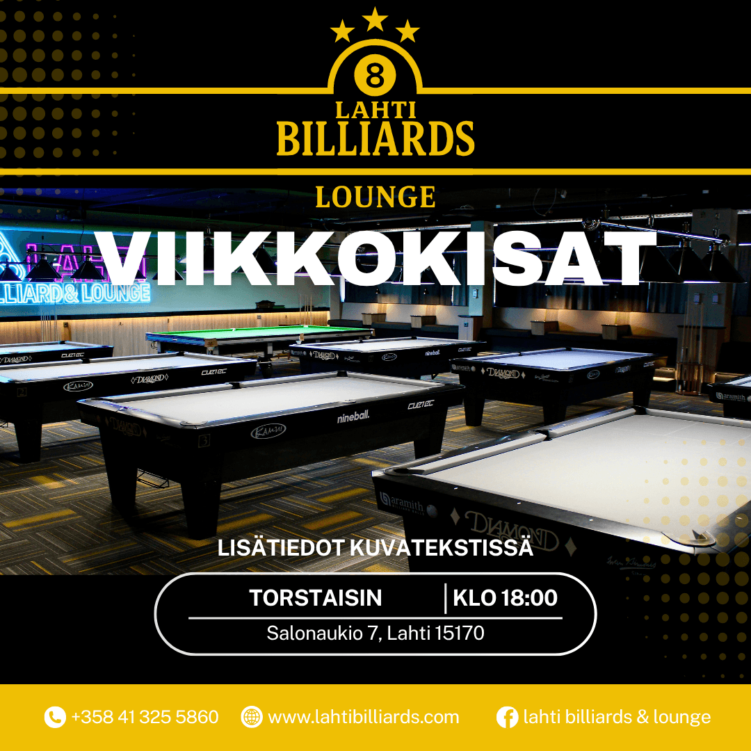 Lahti Billiards Viikkokisat